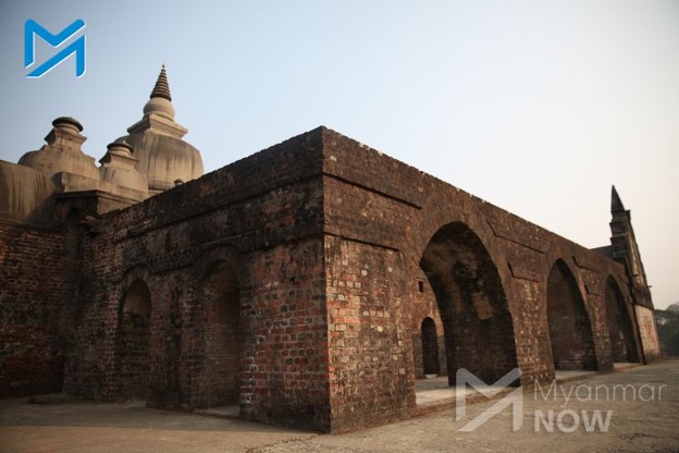 The ‘Temple of 80,000 Buddha images’ in Mrauk-U is pictured in February 2016 (Thin Lei Win / Myanmar Now)