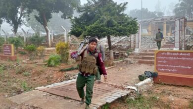 A military base seen after being captured by anti-junta forces. (Photo: PLA)