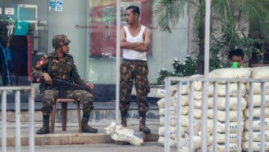 Junta soldiers in Yangon in 2023 (Myanmar Now)