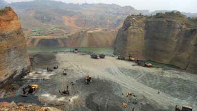 A jade mining site in Hpakant, Kachin State, photographed in April 2022 (Photo: CAfT)