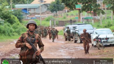 Ta'ang National Liberation Army (TNLA) soldiers during the second phase of Operation 1027 in 2024 (Photo: TNLA Information)