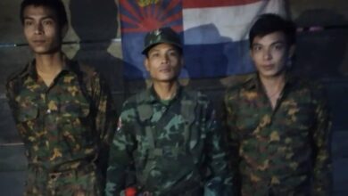 Junta defectors after joining Battalion 11 in KNU/KNLA Brigade 4 (Photo: Fighting Peacock Emissary special column Facebook)