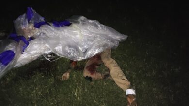 One of the victims of a paramotor attack that killed at least 20 people in Sagaing Region’s Chaung-U Township on October 6 (Photo: Supplied)