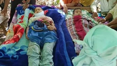 Two children killed in the junta airstrike on the school in Vanha village, east of Hakha, Chin State (Photo: The Chinland Information)