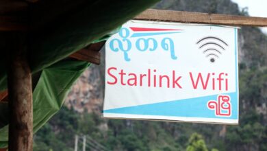 Starlink is sometimes the only web service available in the remote areas controlled by anti-junta forces (Photo: AFP)