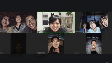 Members of an anti-junta resistance group attend an online class led by a mental health professional in a remote camp. (Photo: Supplied)