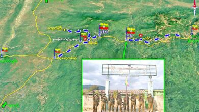 The junta announced it had regained control of the Mogok–Thabeikkyin road on January 15 (Photo: CINCDS)