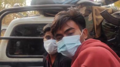 A screenshot of a video showing BNRA battalion commanders in the custody of NUG-led forces (Photo: NUG)