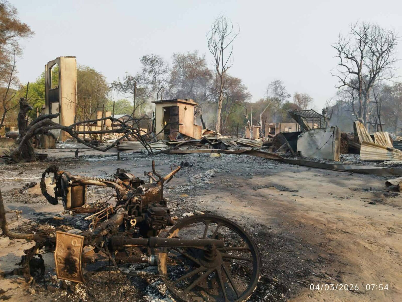 Myanmar junta forces kill seven, destroy village in Myingyan Township