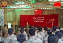 PDF troops receive training in February 2026 (Photo: NUG Ministry of Defence / Facebook)