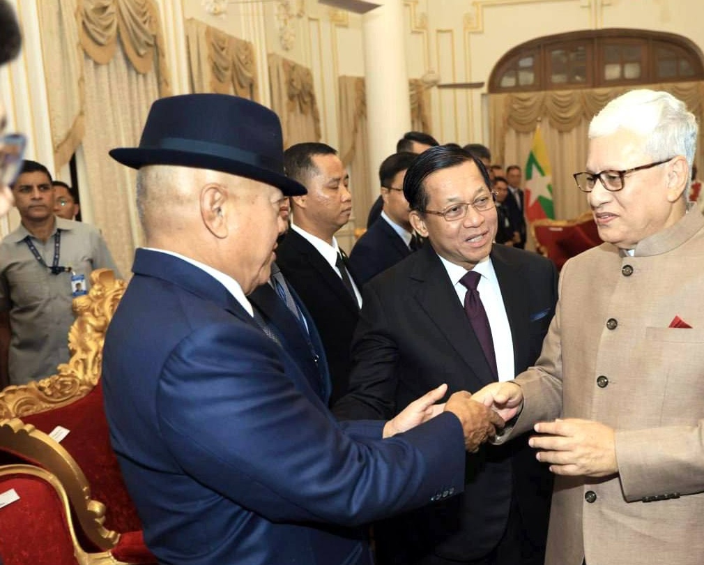 Myanmar junta chief's close associate Aung Ko Win resurfaces on India trip