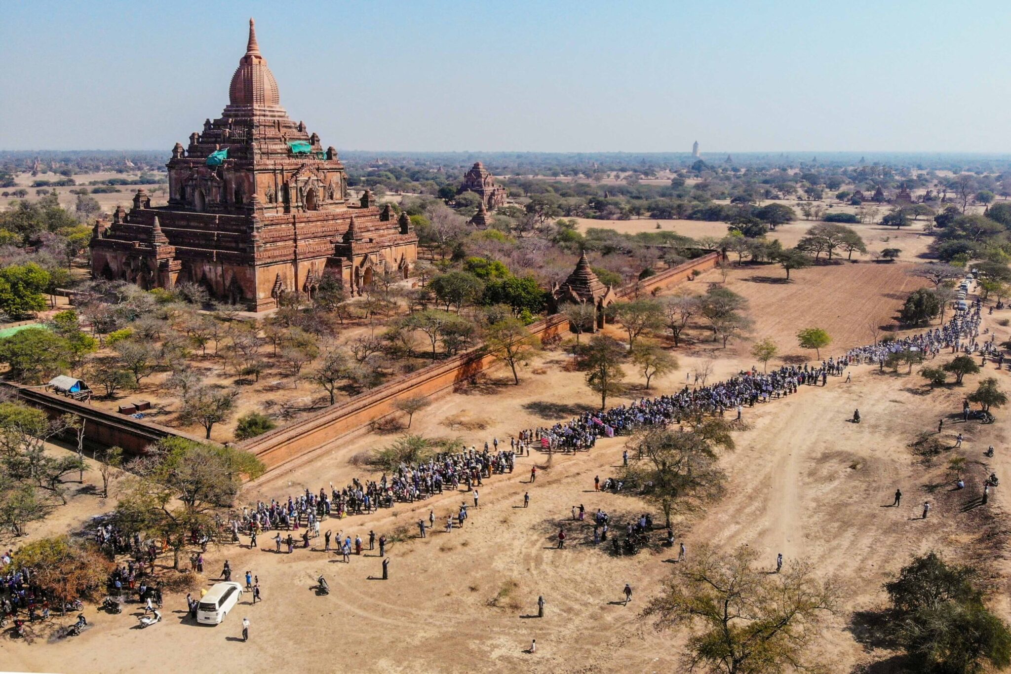 Dozens of bodies found in villages raided by Myanmar junta troops near Bagan