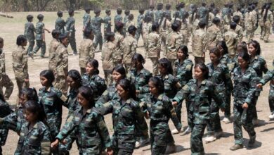CDF-Zophei members take part in a graduation ceremony in May 2025 (Photo: Zophei Information Centre)