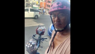 Kyi Myo Zaw turned to delivering food for a living after his release from a previous prison sentence in 2023 (Photo: Kyi Myo Zaw / Facebook)