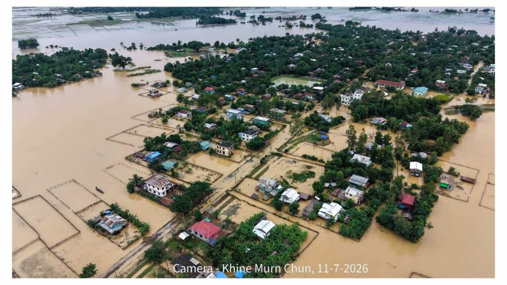 Flooding compounds humanitarian crisis in Myanmar’s Rakhine State as aid needs grow