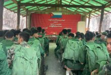 Members of the Student Revolutionary Force in April (Photo:SRF)