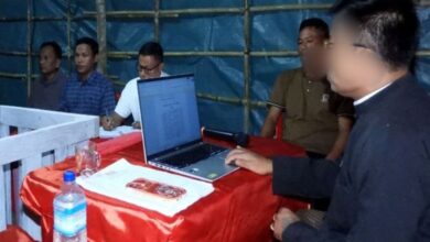 An AA Court prepares to pass judgment on August 5 (Photo: Arakha Criminal and Related News Information Team)