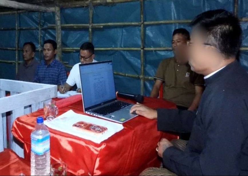 An AA Court prepares to pass judgment on August 5 (Photo: Arakha Criminal and Related News Information Team)