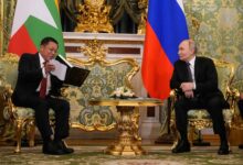 Russian President Vladimir Putin meets with Min Aung Hlaing during a trip to Russia in March, 2025 (Photo: AFP)