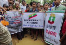 Rohingya refugees mark the six-year anniversary since the 2017 military crackdown in Cox’s Bazar, Bangladesh, in August, 2023 (Photo: Supplied)