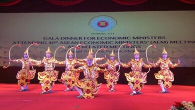 Dancers perform the Makoht Lay-Kauk-Yain, a refined court performance evoking Myanmar’s past (Photo: Supplied)