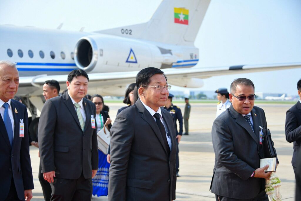 Myanmar junta chief to visit Thailand for first time as president