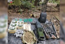 Weapons and ammunition seized by the Arakan Army during battles in Ayeyarwady Region in early August (Photo: AA Info Desk)