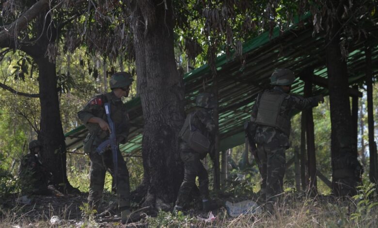 Resistance forces near Mogok in December 2024 (Photo: Mogok Strategy Force)