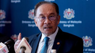 Malaysian Prime Minister Anwar Ibrahim in Bangkok in April 2025 (Photo: Izzuddin Radzak / Prime Minister's Office of Malaysia / AFP)
