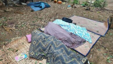 Three of the eight civilians killed in Tuesday’s airstrike on Ahlugyi village in Bilin Township (Photo: Naw Cho Lay Facebook)