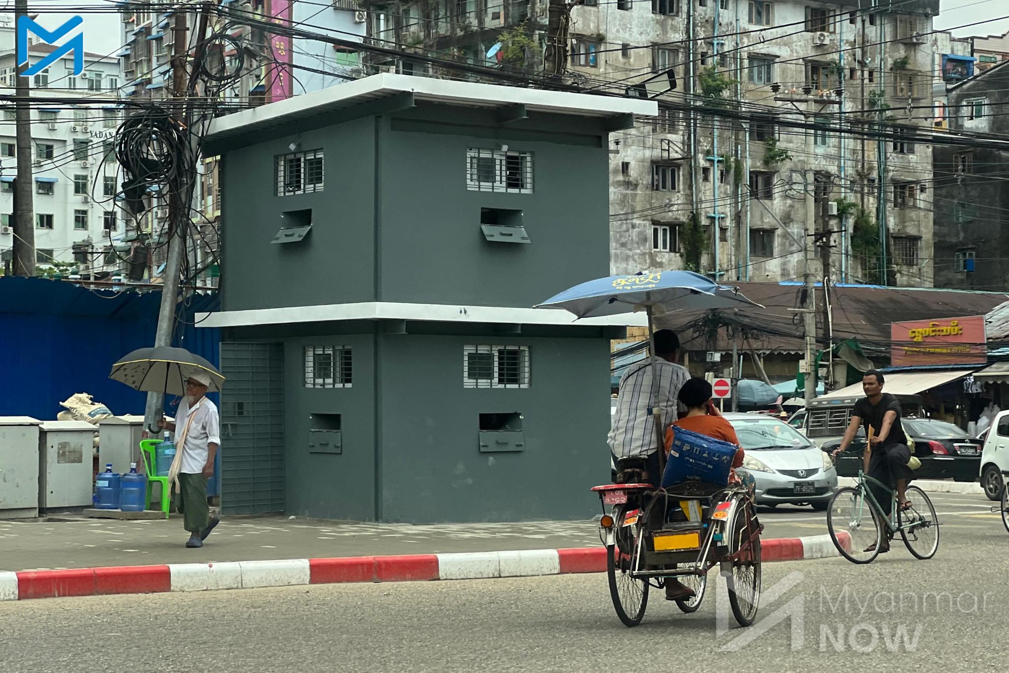 Bunkers in Yangon