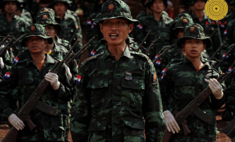 SSNDF/KNDF ဗျူဟာအမှတ် (၉) တပ်ဖွဲ့ဝင်များ (ဓာတ်ပုံ- KNDF)