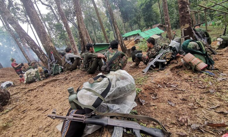 ၂၀၂၄ ဇန်နဝါရီအတွင်းက တွေ့ရသော KPDF တပ်ဖွဲ့ဝင်များ။ (ဓာတ်ပုံ-Sirinda)