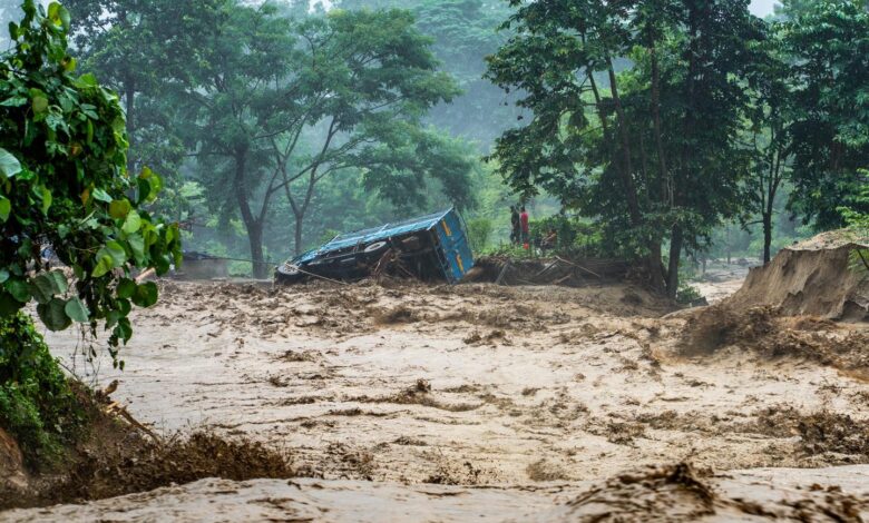 လိုင်ဇာအနီး ရေလွှမ်းမိုးနေသည်ကို ပြီးခဲ့သည့်ရက်များက တွေ့ရစဉ်။ (ဓာတ်ပုံ - Hka Hpyen Hkye Mawai Hpung) Now