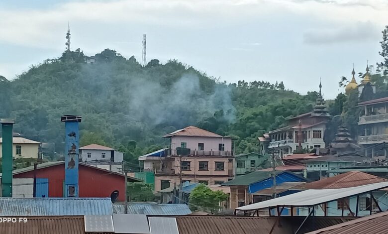 ၂၀၂၅ ခုနှစ် ဇွန်လက တွေ့ရသည့် ကချင်ပြည်နယ်၊ ဖားကန့်မြို့ မြင်ကွင်းတစ်ခု။ (ဓာတ်ပုံ - Naw Tu Awng)