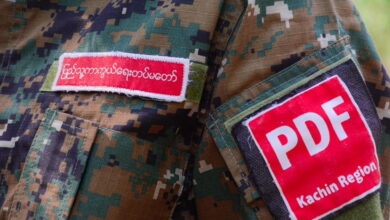 ကချင်ဒေသအခြေစိုက် ပြည်သူ့ကာကွယ်ရေးတပ်ဖွဲ့ဝင်တစ်ဦး။