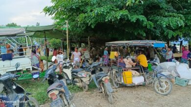 စစ်ကိုင်းတိုင်း၊ ကလေးမြို့နယ်မှ စစ်ဘေးရှောင်ပြည်သူများကိုအောက်တိုဘာလ ကုန်ပိုင်းက တွေ့ရစဉ် (ဓာတ်ပုံ - ပေးပို့)