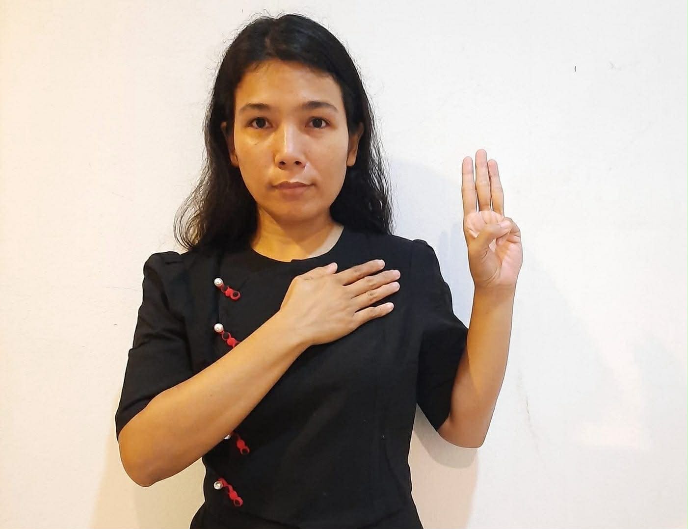 NUG ဝန်ကြီးချုပ်ရုံး၏ အမြဲတမ်းအတွင်းဝန် ဒေါ်ကြည်ပြာ။