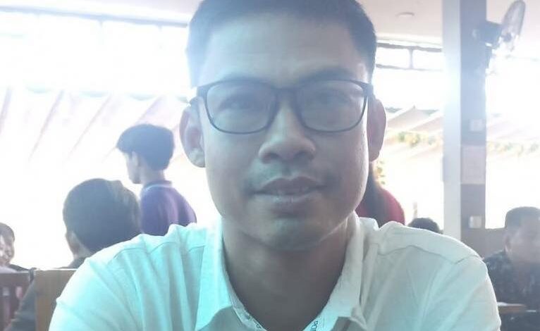 မြောင်းမြထောင်မှ ယနေ့ လွတ်လာသော ကိုဂျိမ်းစ်။ (ဓာတ်ပုံ- Phyoe Phyoe Aung )