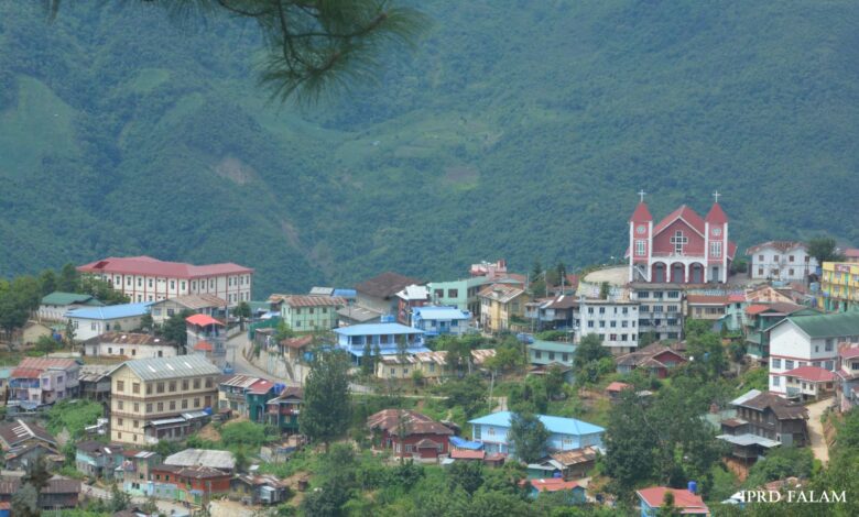 ၂၀၂၁ ခုနှစ် ဇန်နဝါရီလအတွင်း တွေ့ရသည့် ဖလမ်းမြို့။ (ဓာတ်ပုံ- ပြန်ကြားရေး)