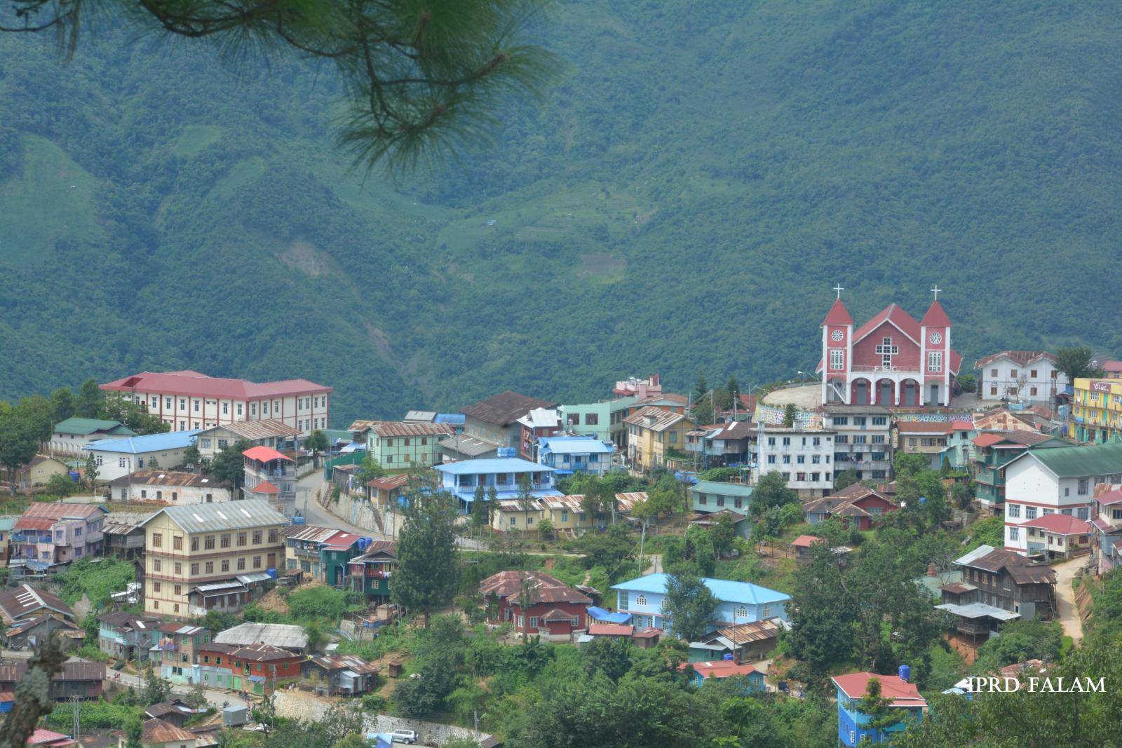 ၂၀၂၁ ခုနှစ် ဇန်နဝါရီလအတွင်း တွေ့ရသည့် ဖလမ်းမြို့။ (ဓာတ်ပုံ- ပြန်ကြားရေး)