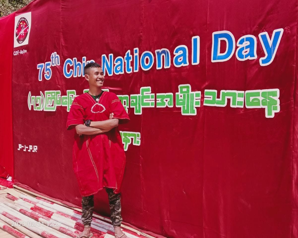 ၂၀၂၃ ခုနှစ် ဖေဖော်ဝါရီလက ကျင်းပသော (၇၅) ကြိမ်မြောက် ချင်းအမျိုးသားနေ့တွင် တွေ့ရသော ဆလိုင်းရိုးချင်း။ (ဓာတ်ပုံ- Chin Chin)