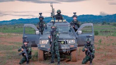 စစ်တပ်လောက်အောက်ခံ ဝါရာဇွပ်ဌာနေပြည်သူ့စစ်တပ်ဖွဲ့။ (ဓာတ်ပုံ- စစ်တပ်လက်အောက်ခံ ပြည်ချစ်သားသတင်းဌာန)