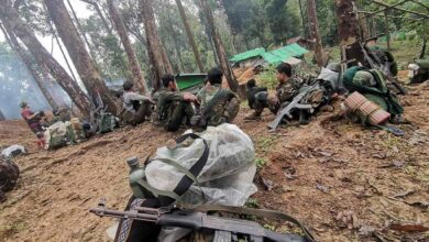 ကချင်ပြည်နယ် မိုင်ဂျာယန် ဒေသမှ KIA စစ်သားများကို ၂၀၁၂ တွင်တွေ့ရစဉ်။ (ဓာတ်ပုံ- EPA)