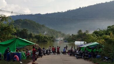စက်တင်ဘာလ ၃၀ ရက် မြိတ်-တနင်္သာရီ-ကော့သောင်း ပြည်ထောင်စုလမ်းမကြီးအခြေအနေ။ (ဓာတ်ပုံ- Nay Lin Htet Facebook) 